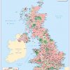 Set of 4 Children's UK maps