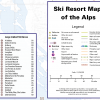 Ski Resort map of the Alps