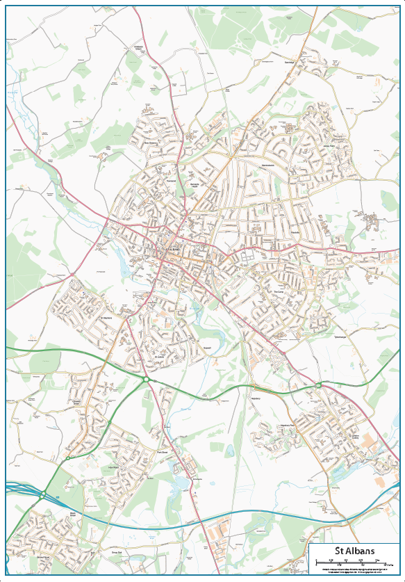 St Albans Street map