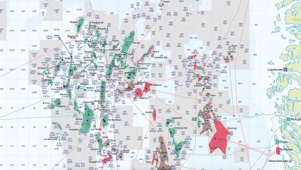 The North Sea Oil and Gas Activity Map - Personalised