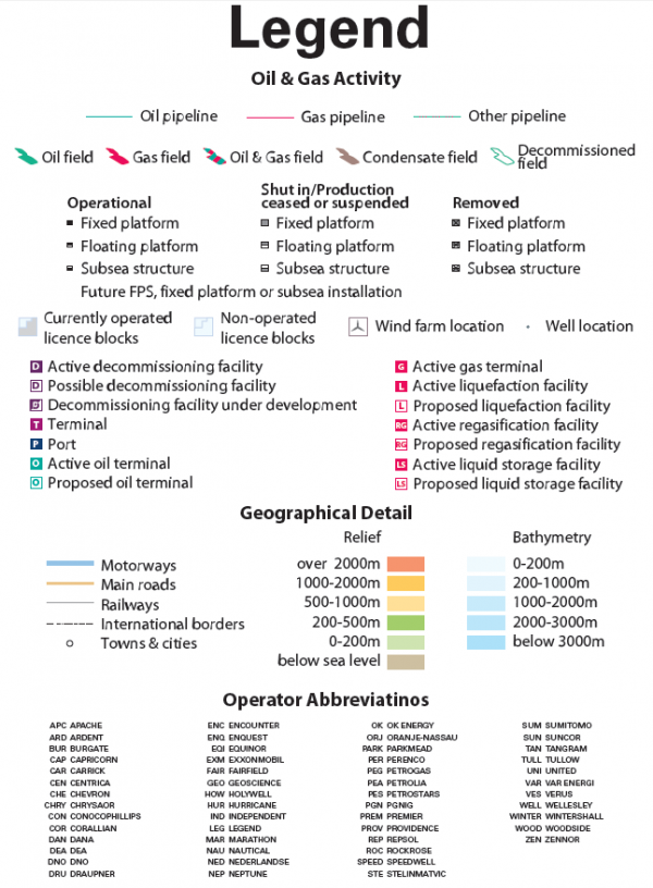 The North Sea Oil and Gas Activity Map - Personalised