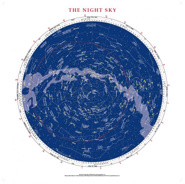 Personalised Night Sky map