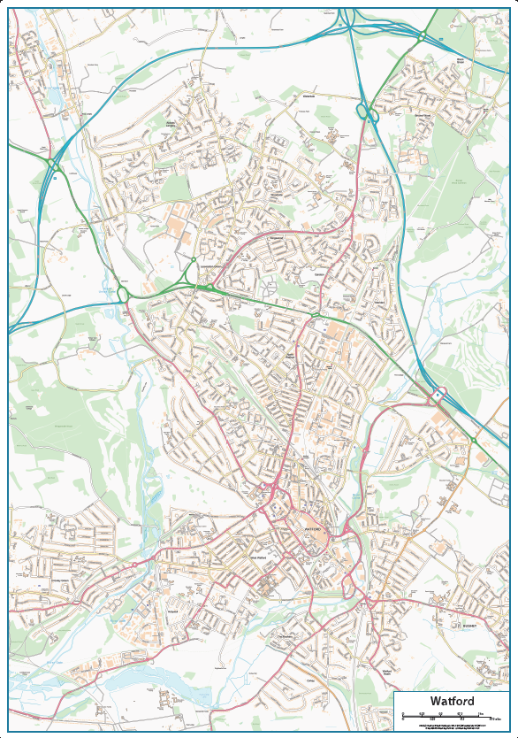 Watford Street map