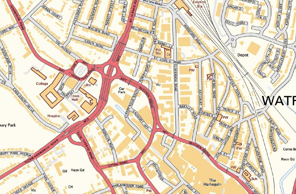 Ordnance Survey UK regional, city and town maps