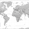 Decor World Map - retro colours - Image 4