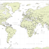 Decor World Map - retro colours - Image 14
