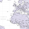 Decor World Map - retro colours - Image 9