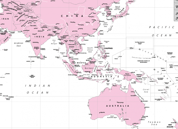 Decor World Map - retro colours - Image 4