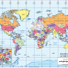 Political World map (colour blind friendly) - size A3 - Image 4