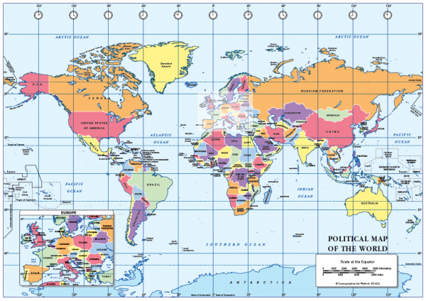 Political Map of the World (download)