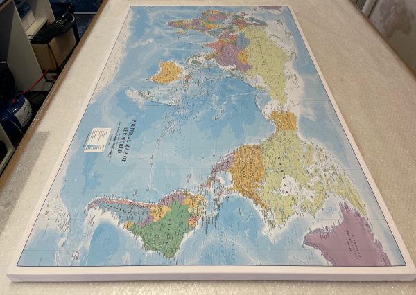 Canvas Political World Map - Huge (UK free delivery) - Image 3