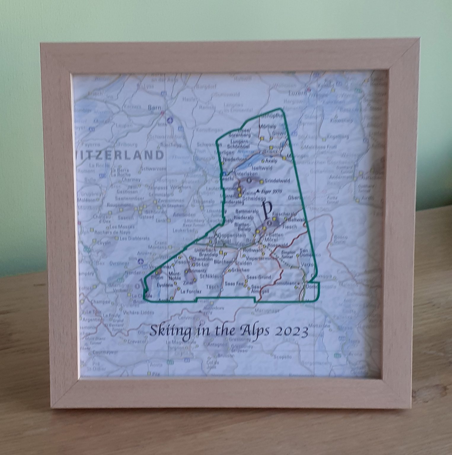 Adventures in the Alps map gift (UK free delivery) Cosmographics Ltd