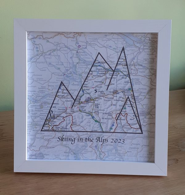 Adventures in the Alps map gift (UK free delivery) - Image 2