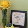Personalised Valentines Day map gift (UK free delivery) - Image 2