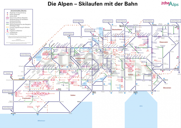 The Alps-Skiing by Train (download) - German edition