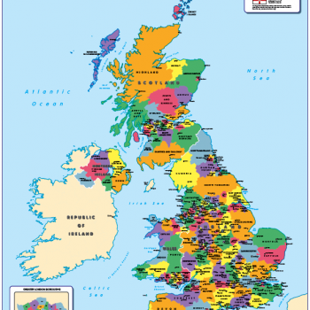 Counties map