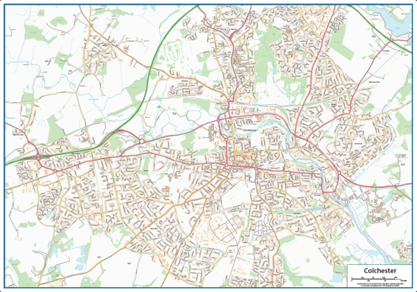 Colchester street map