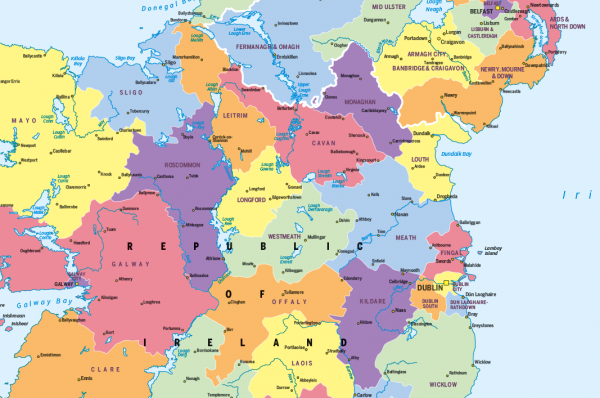 Personalised British Isles Administrative Divisions map - Image 3