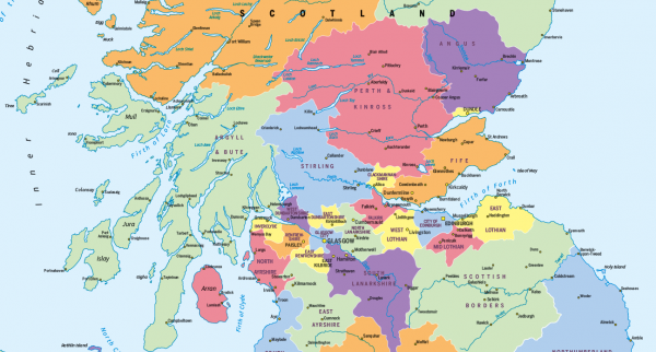 Personalised British Isles Administrative Divisions map - Image 2