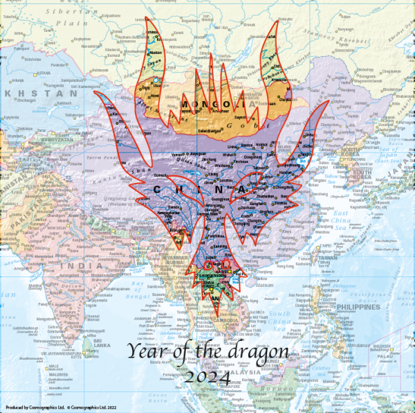 Personalised Chinese New Year map gift - Image 6
